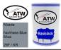 Preview: Mazda, Northsea Blue Mica, 28F / KR: 500ml Lackdose, von ATW Autoteile West.